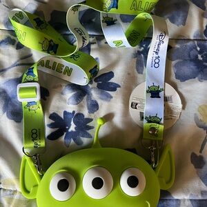 Disney Green Alien Kids Bag with Adjustable Strap